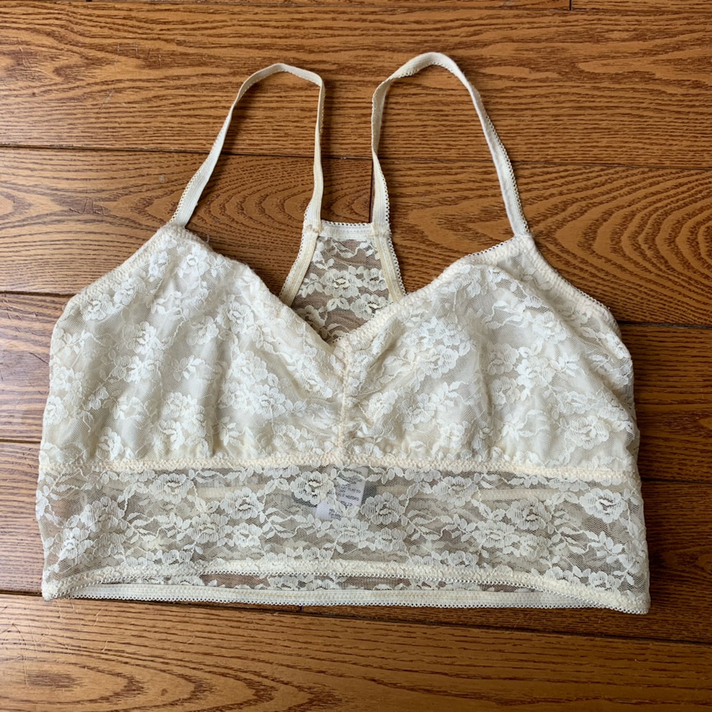 SOLD Cream Lace Bralette